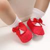 Baby Shoes Spring and Autumn 0-1 Year Old Girl Baby Shoes Princess Series Bowknot Solid Color Toddler Shoes