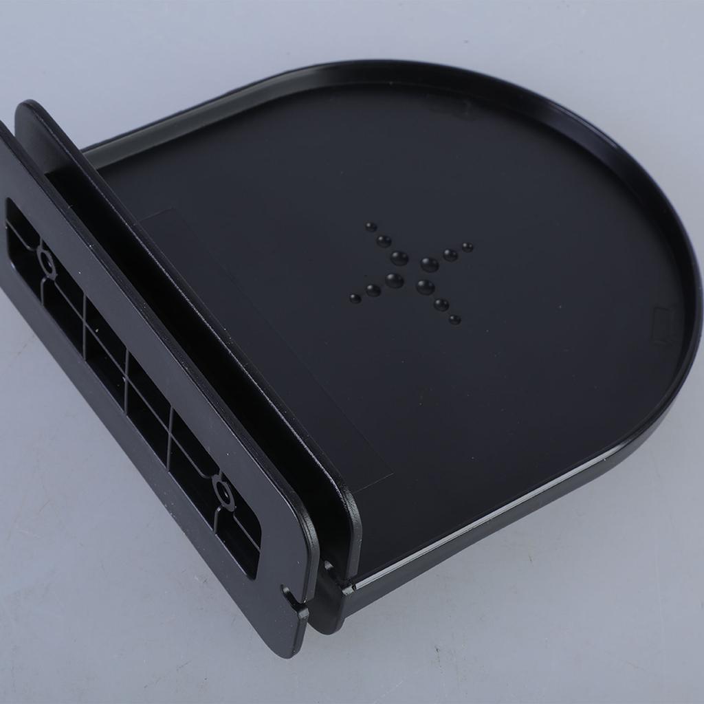 Universal Wall Mount ABS Shelf Built In Cable Storage Rack Easy Adhesive Installation for Smart Speakers And Devices