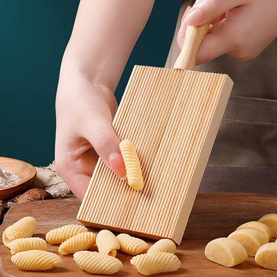 Wooden Butter Table And Popsicles Wooden Garganelli Board Natural Wood Practical Pasta Gnocchi Macaroni Board Making Handmade