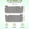 Car Sun Visor Car Plastic Gray Sunshade with Mirror 74320 06800 B0 for Camry 2007 to 2011 74310 06770 B0 Left Right Sun Visor