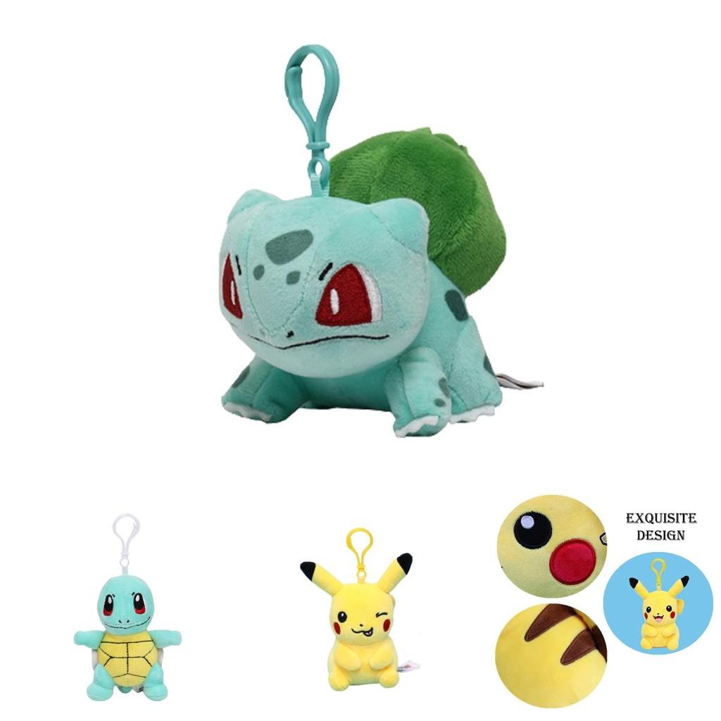 Uroczy Pokémon Pikachu Charmander Pluszowa Zabawka Zawieszka do Torby Brelok