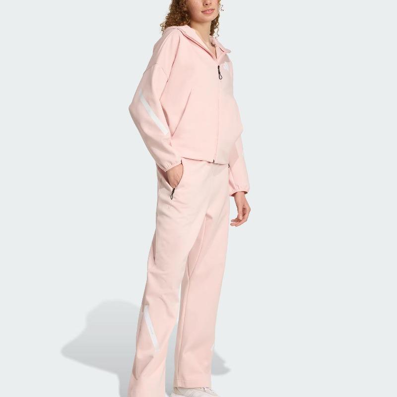 adidas True Healing Series Loose Fit Hooded Zip-Up Long Sleeve Jacket Women Jackets KC7905