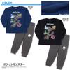 Takara Tomy Arts Shaggy Long Sleeve Blue Pokémon Boys' Pajamas, 110cm,