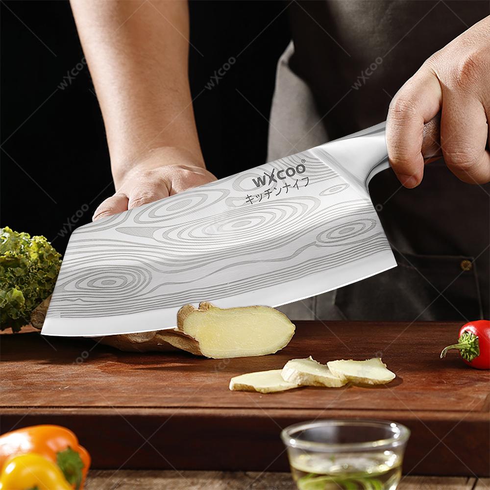 WXCOO Hand Forged Boning Knife Set High Carbon Clad Steel Meat Fish Fruit Cleaver Knife Professional Butcher Kitchen Chef Knives