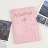 Travel Passport Holder Cover Case For Women Men PU Leather Card Ticket Passport Covers Holder Protective Accessories Wallet