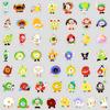 50 Hand-painted Fruit and Vegetable Expression Graffiti Stickers Cute Cartoon Fruit Decorative Notebook Paper Hand Note Stickers