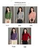 Women's Wool Knit Cardigan - Autumn 2025, Round Neck, Colorful Buttons, Short Sweater Coat