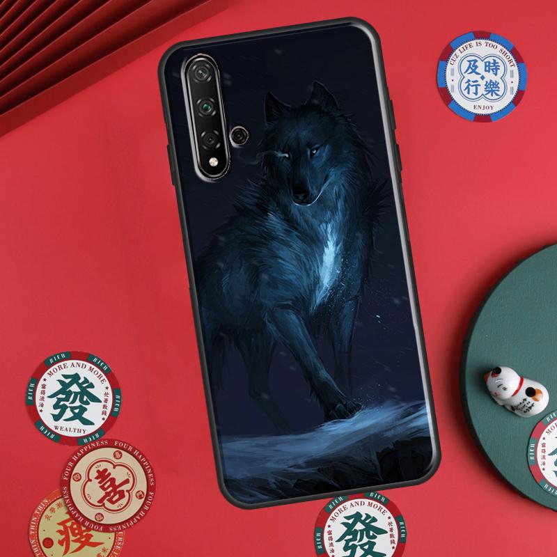 

Cute Galaxys Wolf For Huawei P60 Pro P30 P40 Lite Nova 7i 8i 11i 12i 12s 10 9 SE Y90 Y60 Y70 Y72 Y61 Y91 Case Huawei Nova Y60