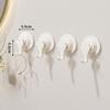4Pcs Heavy Duty Vacuum Shower Hook Wall Hangers Strong Suction Cup Hook Reusable Bathroom Vacuum Suction Hook