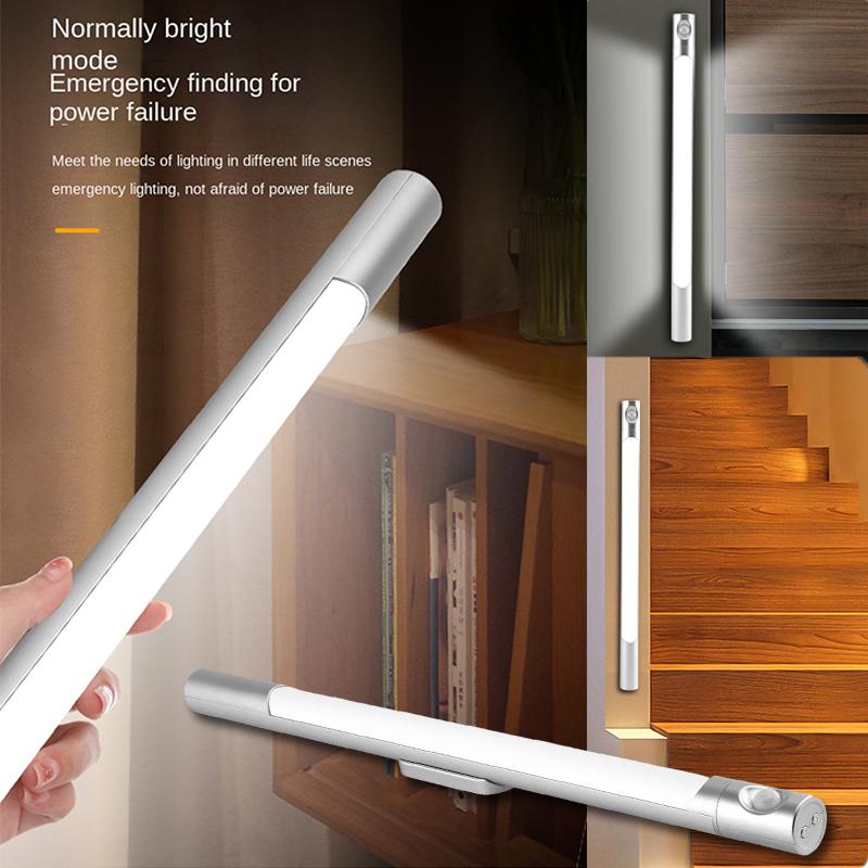 Inteligentne Oświetlenie Szafki z Czujnikiem, Obrotowe, Wtykowe, Ładowane, Duża Pojemność 1800mAh, Oświetlenie Szafy