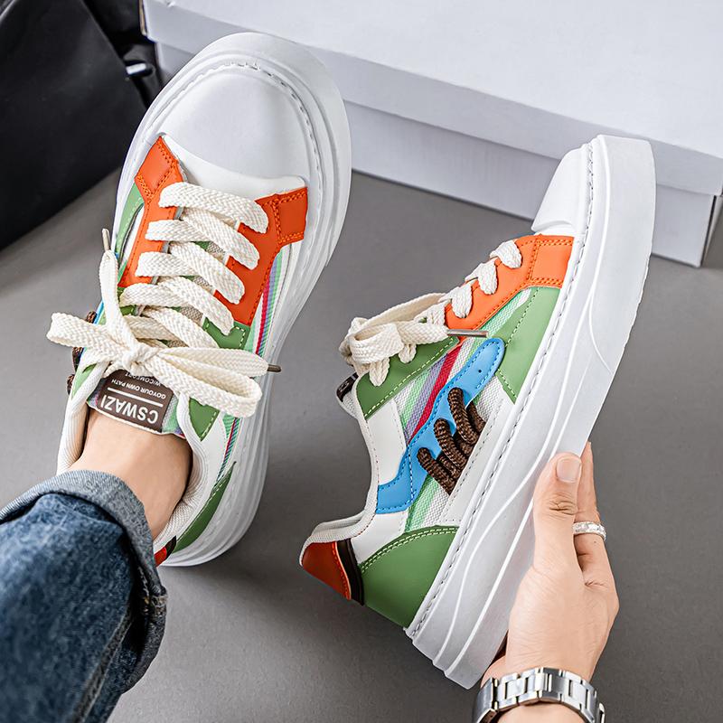 Fashion Student Shoes Sneakers Casual Skateboard College Style Thick Soled Youth Sports Fashion Sports Platform Loafers Designer Luxury