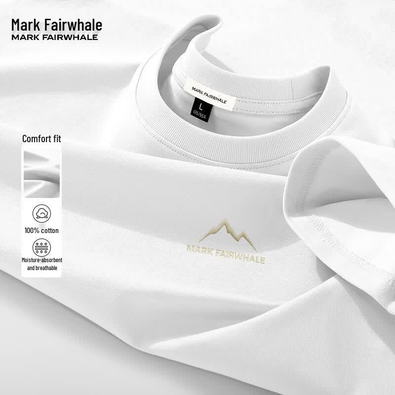 Mark Fairwhale Men's Loose Fit Cotton Graphic T-Shirt