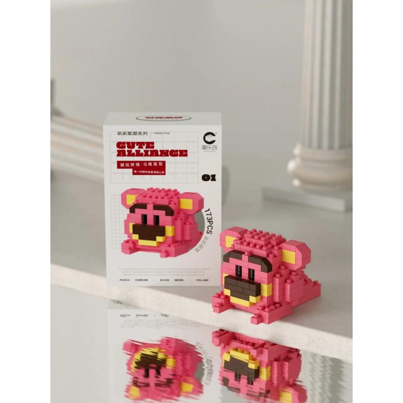 MINISO Cartoon Ornaments Micro Building Blocks Action Figures Nano Blocks Disney Sanrio Kids Toys Christmas Birthdays Gifs