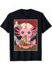 Axolotl Raunisex Japanese Funny Graphic Tees Kawaii Anime Gifts T-Shirt