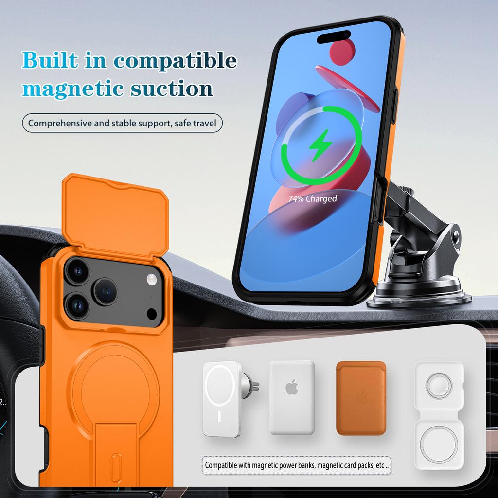 Etui na akcesoria do iPhone 17 Pro Max Air 16e 15 Plus 16 14 13 12 Pro iPhone17 Etui ochronne na telefon ze wspornikiem