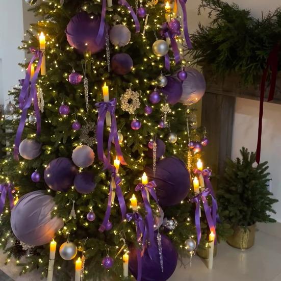 USB 20 LED Candle Lights Warm White Christmas Tree Decorations with Clips Plastic Flameless Tea Lights for Indoor Outdoor Holiday Use