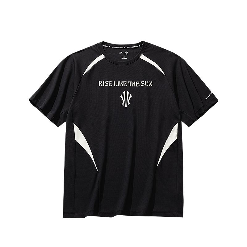 

Anta Minimalist Loose Letter Print Fashion Short Sleeve T-Shirt Unisex tops 172621116-2 L