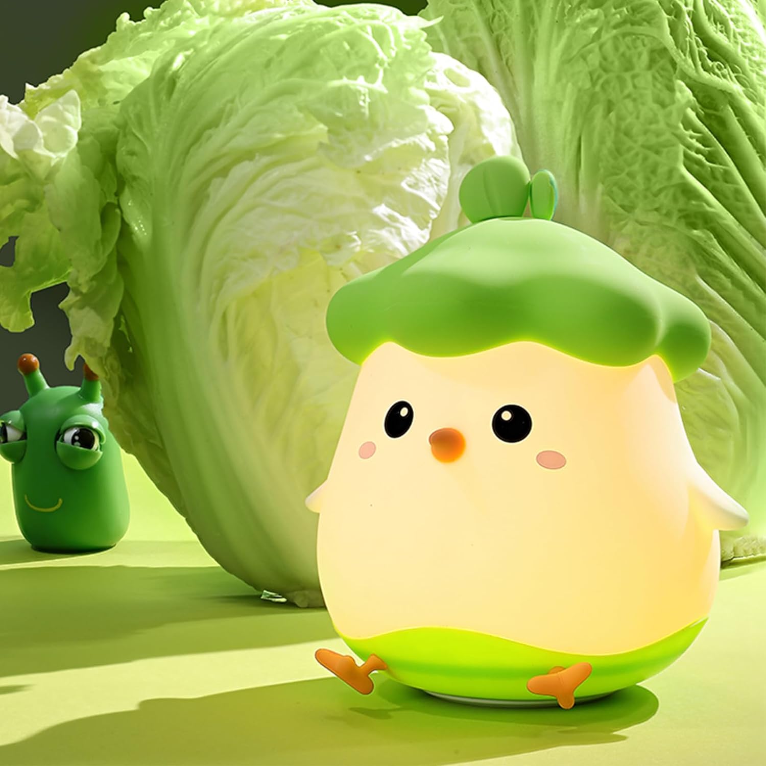 

Ночник для детей, милый силиконовый светильник для детской курицы для малышей и малышей, ночник с животными для