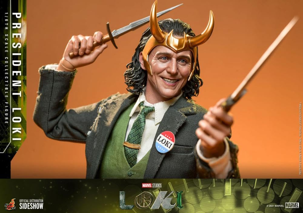 Hot Toys TV Masterpiece President Loki Scale Figure Brown 1/6