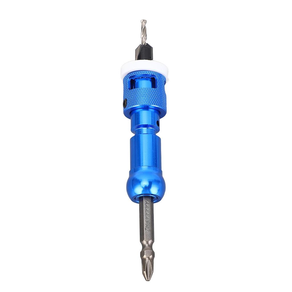 Countersink Drill Bit Set for Wood with Adjustable Depth Stop 82 Degree Carbide Tipped Carpentry Pil