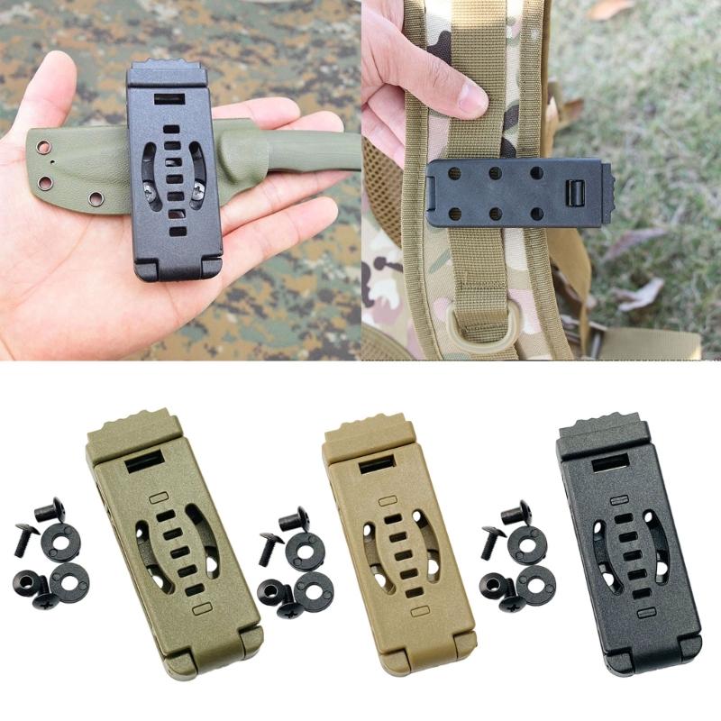 Quick Open Waist Clip K Sheath Clamp Multifunctional Back Clip Universal Utility Belt Clip Modification Accessories