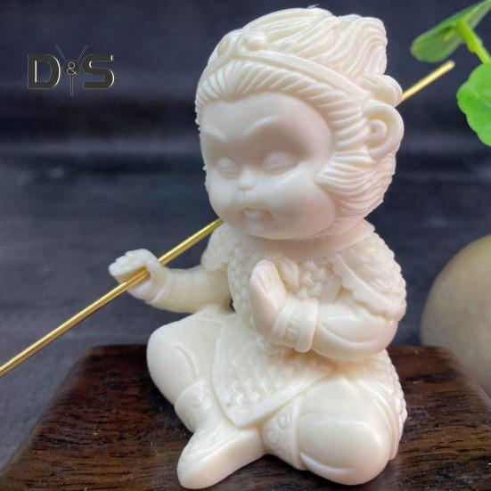 Tagua Wukong Figure Great Sages Equalling Heaven Figurine Statue Sculpture Cartoon Monkey King Model Desktop Decoration Ornament