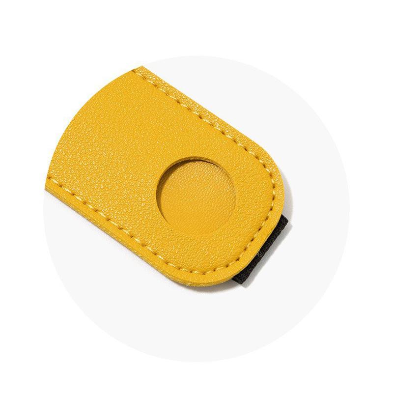 Creative PU Leather Pen Clip Holder Elastic Band Design Portable Pen Organizer for Notebook Diary Work Travel Use