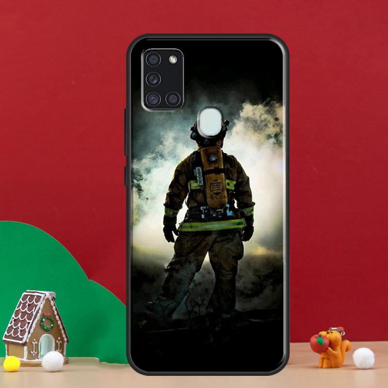 Firefighter Heroes Fireman Case For Samsung Galaxy A54 A34 A14 A51 A71 A50 A52S A12 A22 A32 A52 A53 A33 A13 Cover Coque