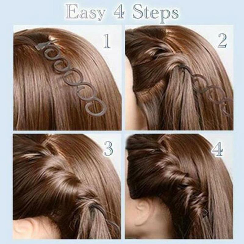 Hair Styling Tools Weave Braid Hair Braider Tool Hair Styling Twist Bun Maker Hair Roller Accessories Beauty Tools