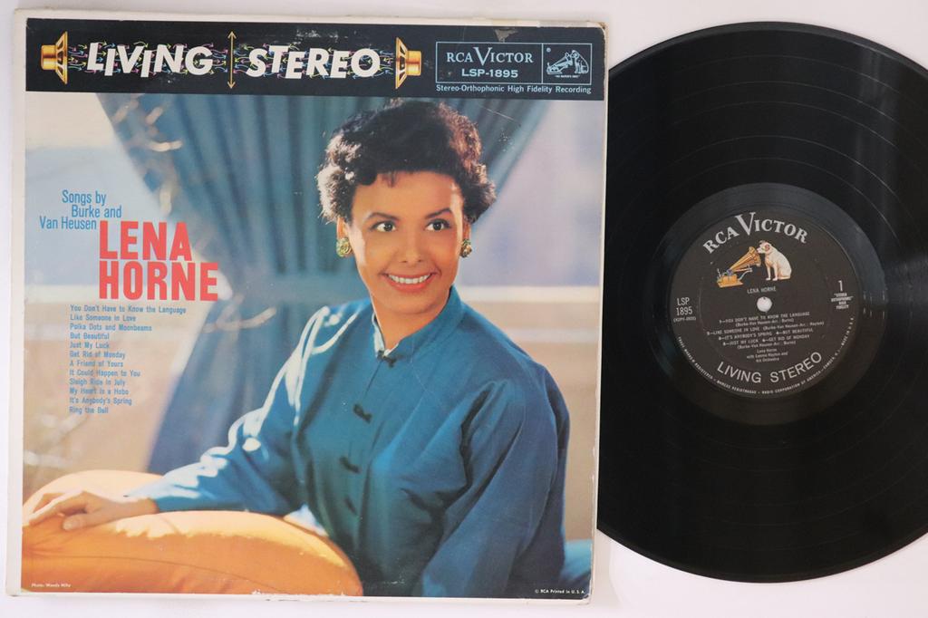 LP Record LENA HORNE  Songs By Burke And Van Heusen LSP1895 RCA VICTOR 1959 US Jazz Used