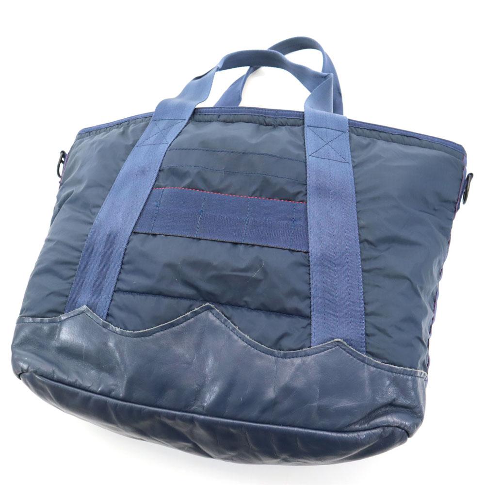 BRIEFING Made In USA Tote Bag Navy System Men's Used