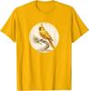 Retro Golden Cardinal Bird T-Shirt *10 Colors* NEW Tee by Bird Fantastic