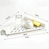 Durable Non-Slip Sink Dish Drying Rack Triangular Large Capacity Sink Sponge Rag Holder Sink Drainer For Kitchen Utensil