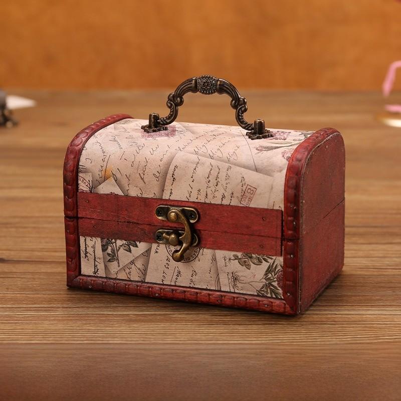 Wooden Chinese Style Storage Box For Accessories And Home Decorations Gifts