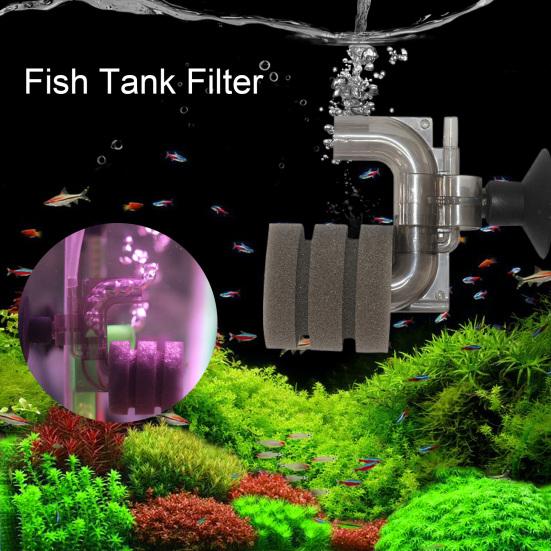 Yousheng Fish Tank Filter Purify Water Increase Oxygen Noiseless Fish Shrimp Pond Biological Sponge Filter Aquarium Accessories