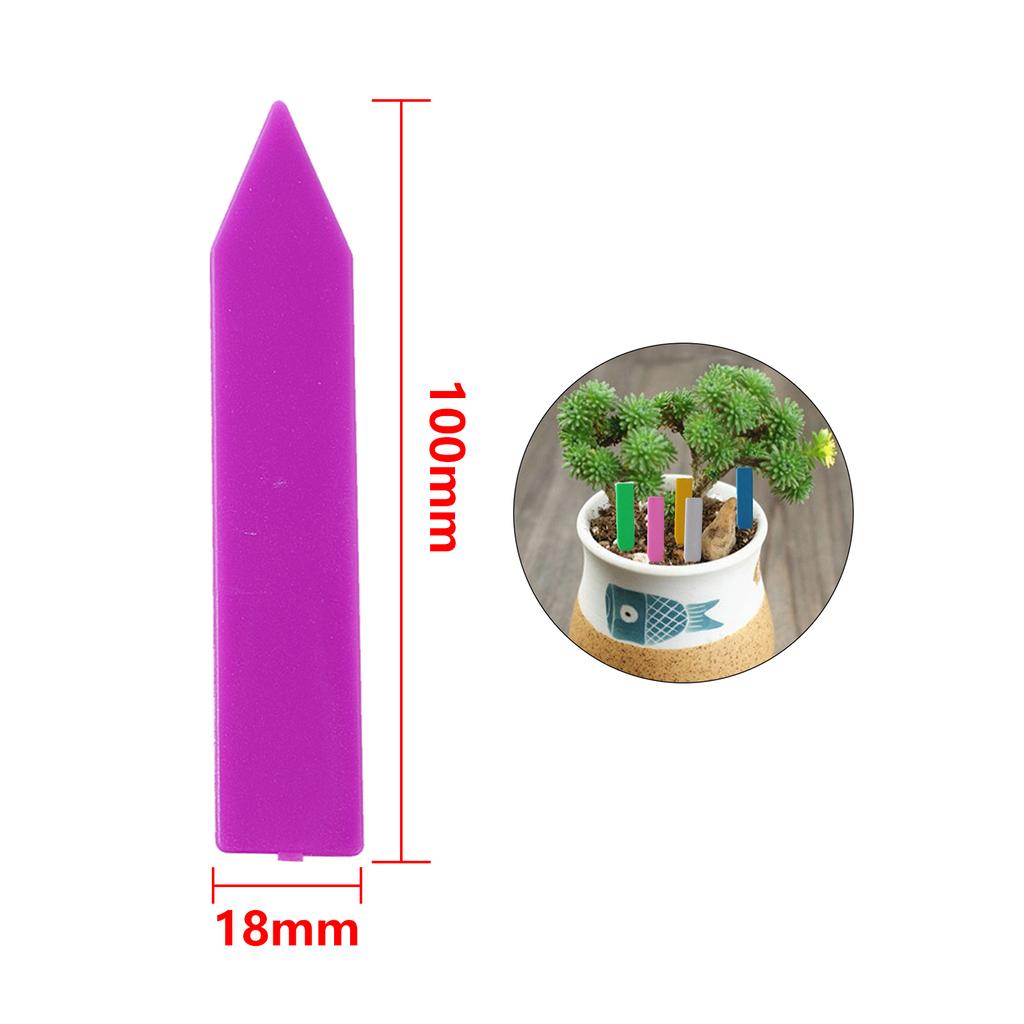 Garden Plant Label Plastic Arrow Sign Nursery Seedling Tray Marker Flower Bonsai Number Plate DIY Gardening Tool Multiple Colors