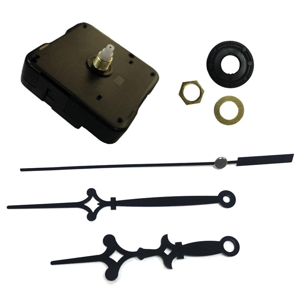 

Black Quartz Hand Clock Movement Motor Mechanism Hands & Fittings Kit
