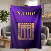 Mantas de Franela Personalizadas Alianza Lima Suaves Cálidas Acogedoras para Decoración del Hogar Regalos Navideños
