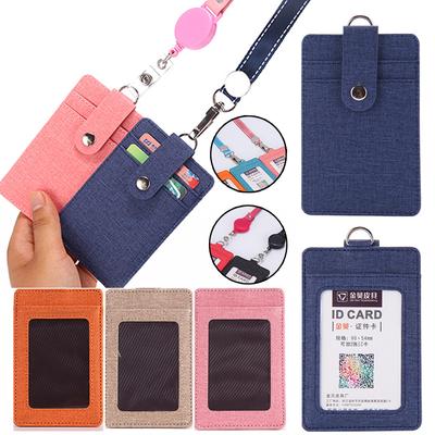 Coin Bag Lanyards Wallet ID Badge Holder Strap Card Holder Credit Card Holder Protect Cover Bag