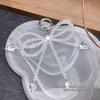 Crystal Bow Pendant Keychain & Phone Lanyard for Women