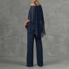 Set Moda Primavera 2026 Donna Monospalla Stampato Bandeau Pantaloni Gamba Larga