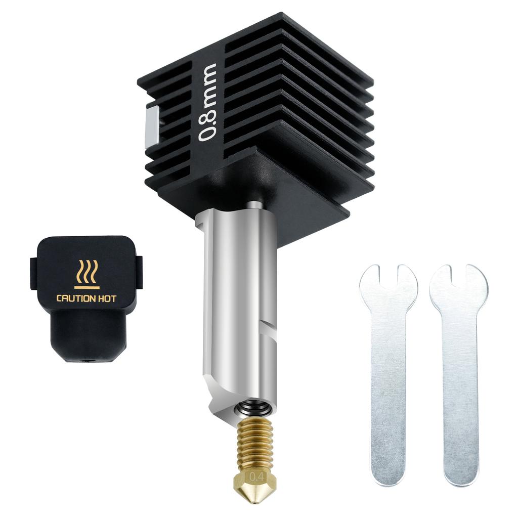 Upgraded Hotend Kit with Plated Copper Heater Block Heatbreak Compatible with Bambu Lab A1A1 Mini