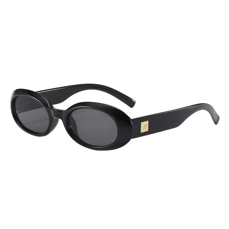 New Trendy Classic Small Oval Sunglasses for Men and Women  Minimalist Retro Shades for Street Style Outdoor UV400 Sun Glasses