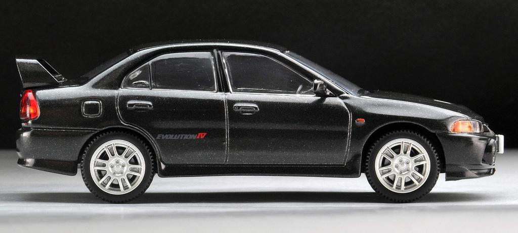 Tomica Limited Vintage Neo 186 B Mitsubishi Lancer GSR Evolution IV Black Finished Model 1/64 LV-N
