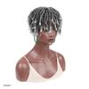 Dreadlock Hair Wigs Short Hair Wig Toupe Curly Braids Clip On Curly Loose Afro Black Ombre Color Hairpiece For Women