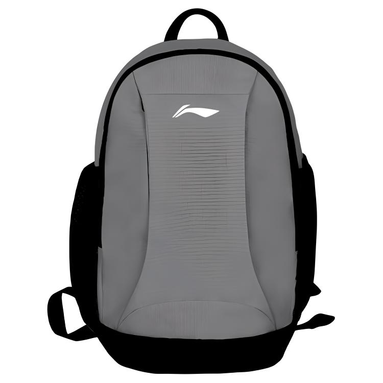 Спортивный легкий полиэстеровый рюкзак Li Ning Унисекс Рюкзак Туманно-серый ABSU069-2 Mist Gray