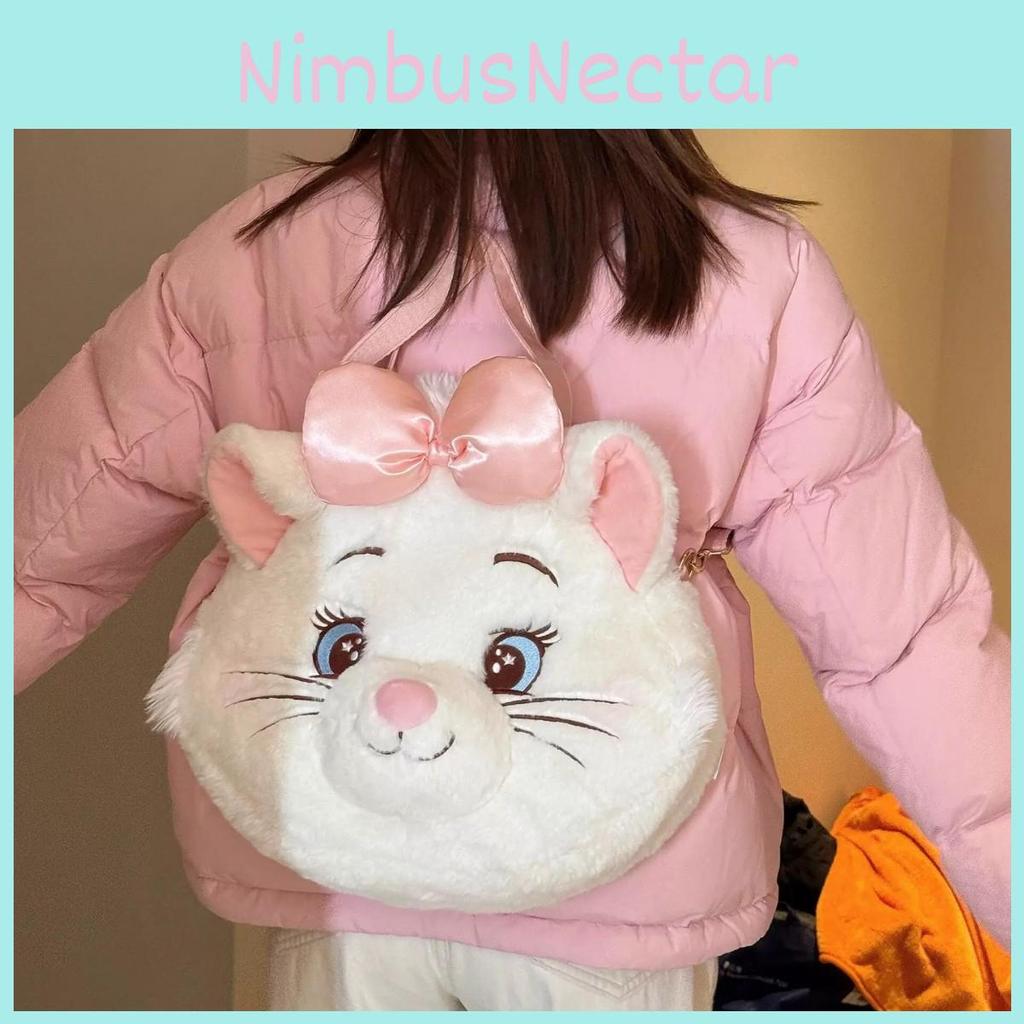Aristocats The Theme Plush Backpack Anime Peripheral Cartoon Shoulder Bag