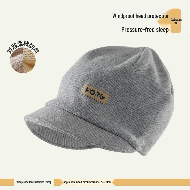 2025 Women's Knit Turban: Compact, Foldable, Versatile Slouchy Hat for Spring & Summer - Enhances Small Face & Cute Style