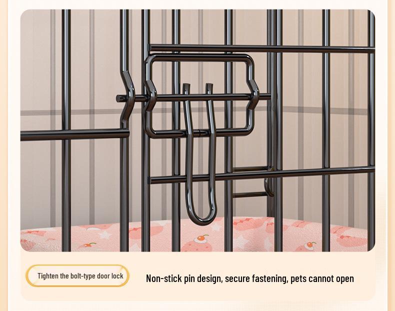 Foldable Metal Dog & Cat Cage for Home, Indoor/Outdoor, Car or Rescue Use