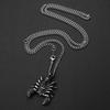 Pendant Scorpion Black,Brand New Fashion Jewelry Europe 925 Sterling Silver Accessories Gift for Woman Rebel Men